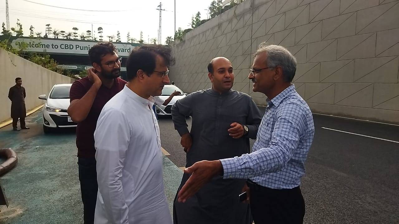 PREPARING FOR THE RAINY SEASON - IMRAN AMIN CEO CBD PUNJAB OVERSEES MONSOON PREPAREDNESS FOR KALMA UNDERPASS